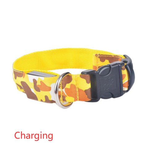 Камуфлажна Светеща Каишка за Куче - PetParadiseShop