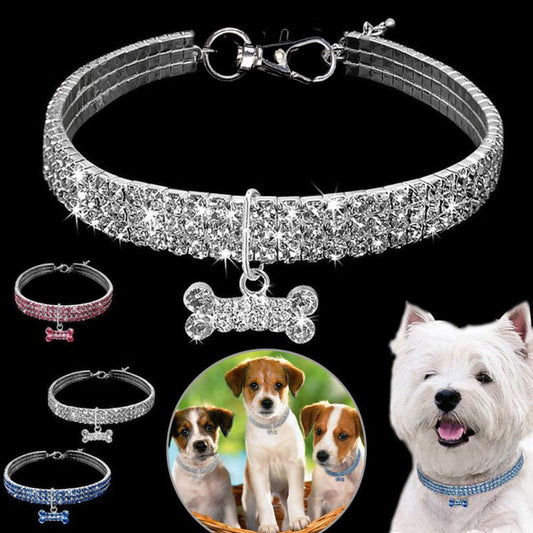 PetLux Кристална Каишка за Кучета и Котки - PetParadiseShop