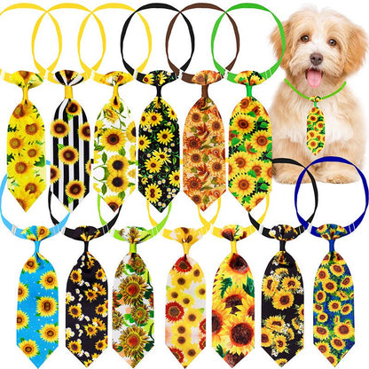 Слънчогледова вратовръзка за кучета и котки - PetParadiseShop