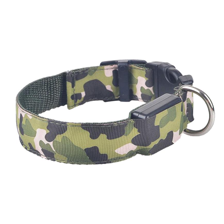 Камуфлажна Светеща Каишка за Куче - PetParadiseShop