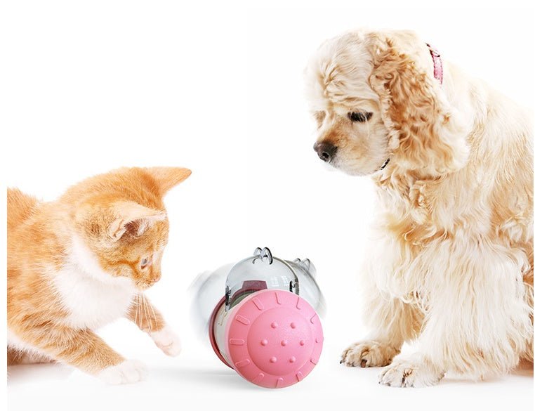 Funny Dog Treat Leaking Toy With Wheel Interactive Toy For Dogs Puppies Cats Pet Products Supplies Accessories - PetParadiseShop