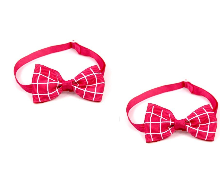 Plaid Pet Tie Cat Dog Scarf Accessories Pet Accessories - PetParadiseShop