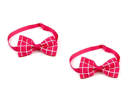 Plaid Pet Tie Cat Dog Scarf Accessories Pet Accessories - PetParadiseShop
