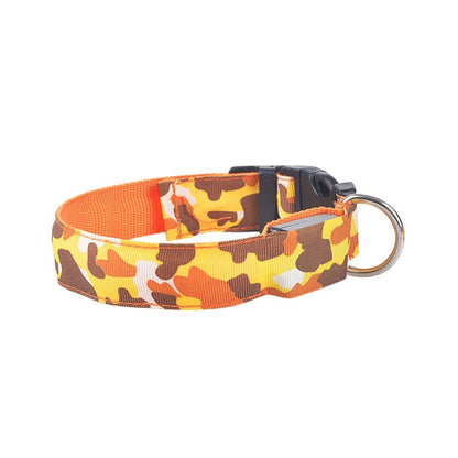 Камуфлажна Светеща Каишка за Куче - PetParadiseShop