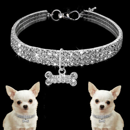 PetLux Кристална Каишка за Кучета и Котки - PetParadiseShop