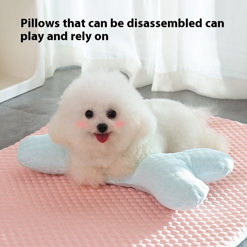 Dog Bed Breathable Cooling Spring Summer Pet Sleeping Mat For Small Medium Dogs Cats Soft Non - slip Dog Kennel Pet Supplies Pet Products - PetParadiseShop