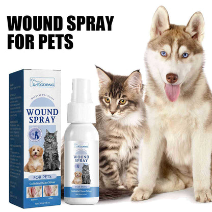 Pet Wound Care Spray — Спрей грижа за рани на домашни любимци 30мл - PetParadiseShop