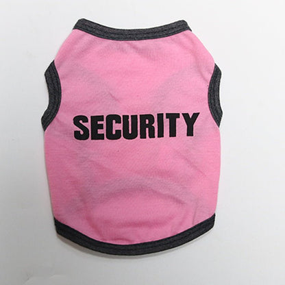 Cotton printed security small dog pet vest - PetParadiseShop