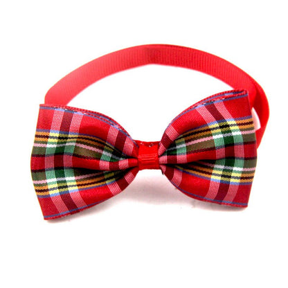 Plaid Pet Tie Cat Dog Scarf Accessories Pet Accessories - PetParadiseShop