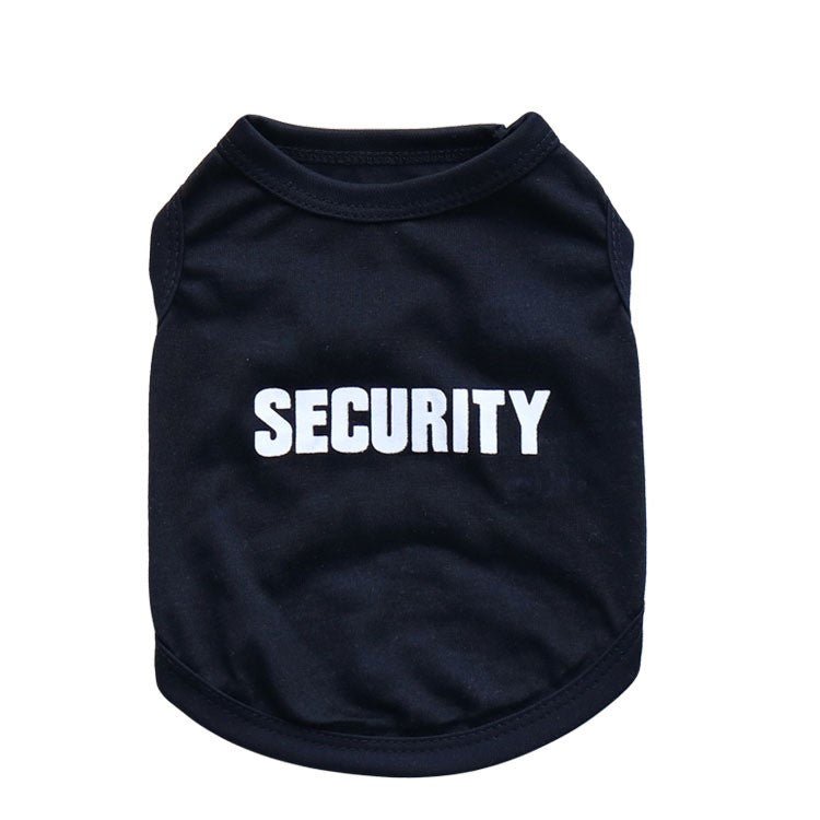 Cotton printed security small dog pet vest - PetParadiseShop