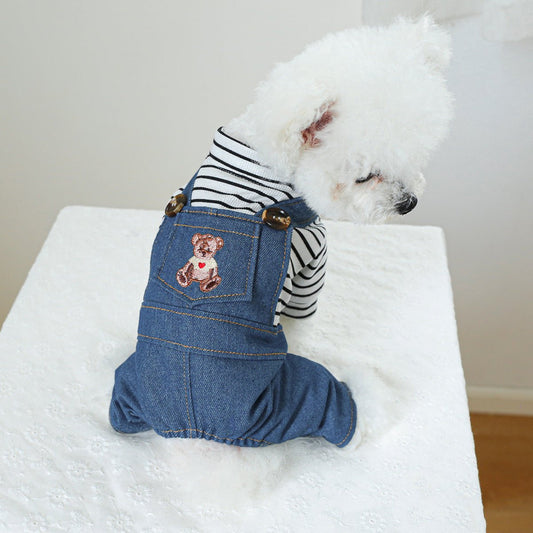 Pet Clothes Dog Clothing Cute Bear - PetParadiseShop