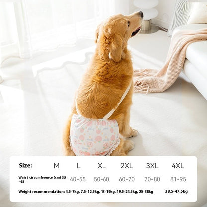 Big Dog Menstrual Panties Menstrual Period Diaper Pants - PetParadiseShop