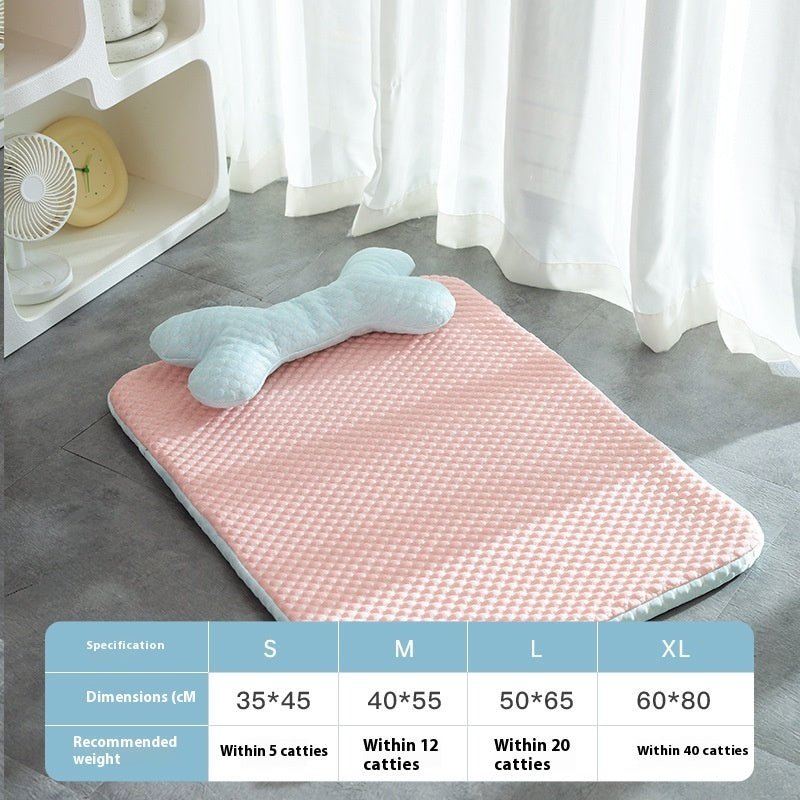 Dog Bed Breathable Cooling Spring Summer Pet Sleeping Mat For Small Medium Dogs Cats Soft Non - slip Dog Kennel Pet Supplies Pet Products - PetParadiseShop