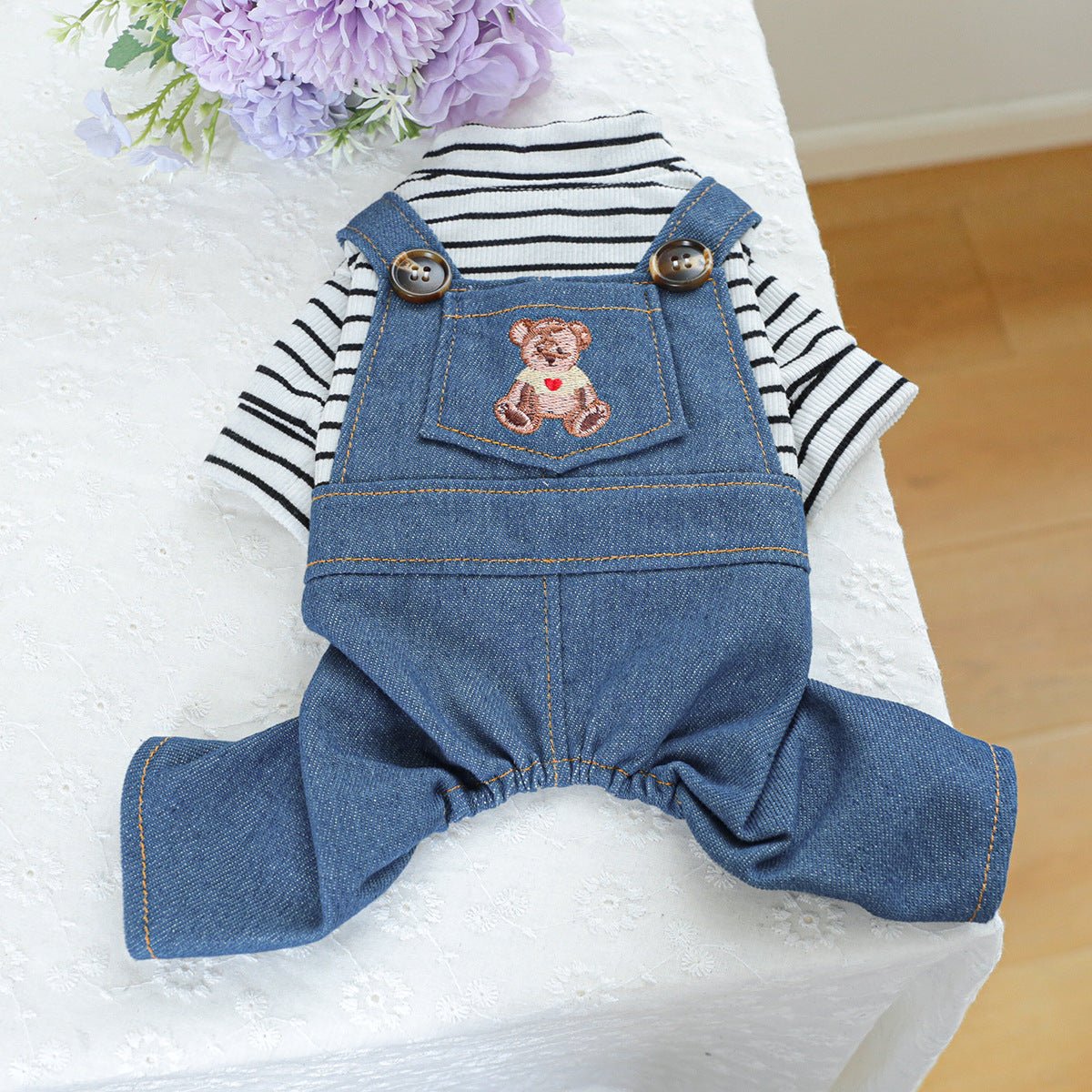 Pet Clothes Dog Clothing Cute Bear - PetParadiseShop