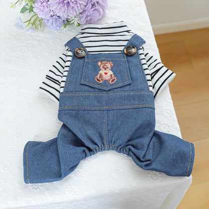 Pet Clothes Dog Clothing Cute Bear - PetParadiseShop