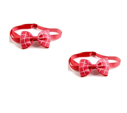 Plaid Pet Tie Cat Dog Scarf Accessories Pet Accessories - PetParadiseShop
