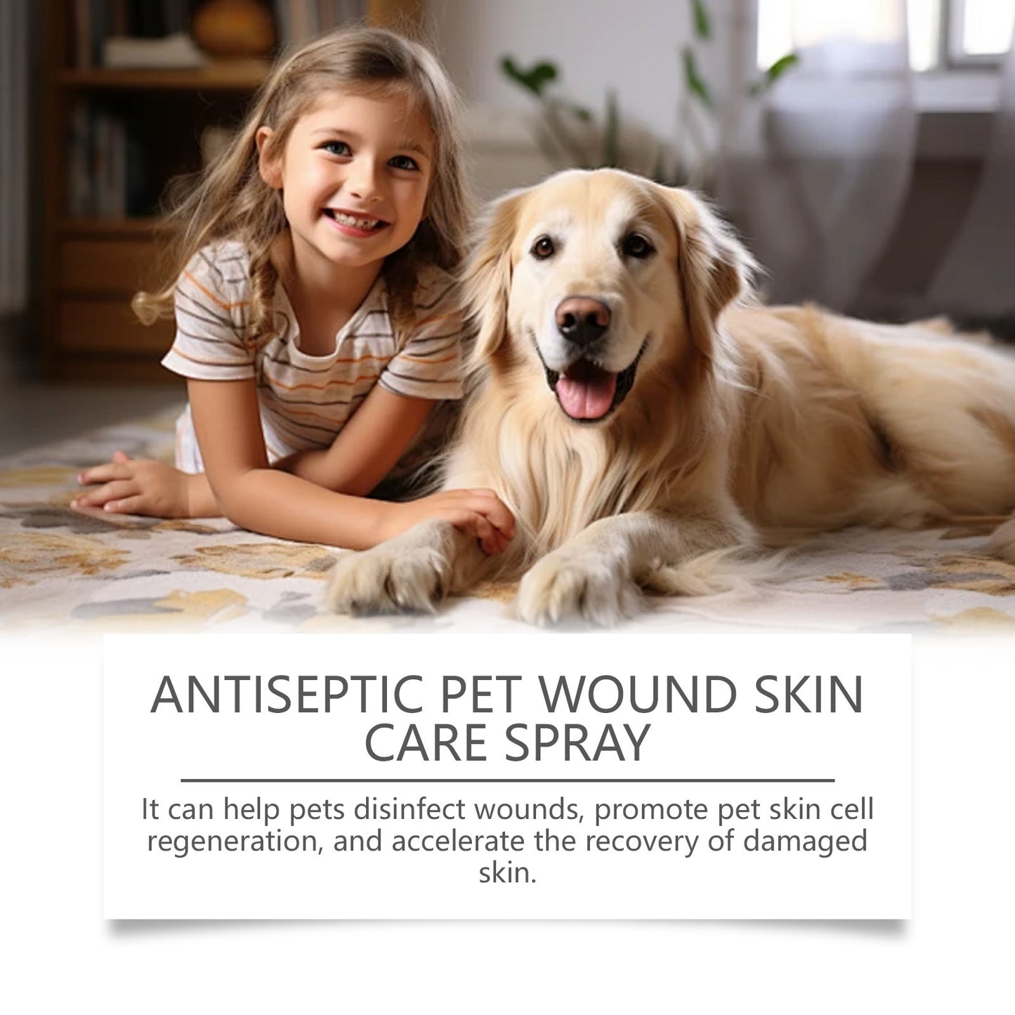 Pet Skin Spray — Хидратиращ спрей за грижа на кожата на домашни любимци 50мл - PetParadiseShop